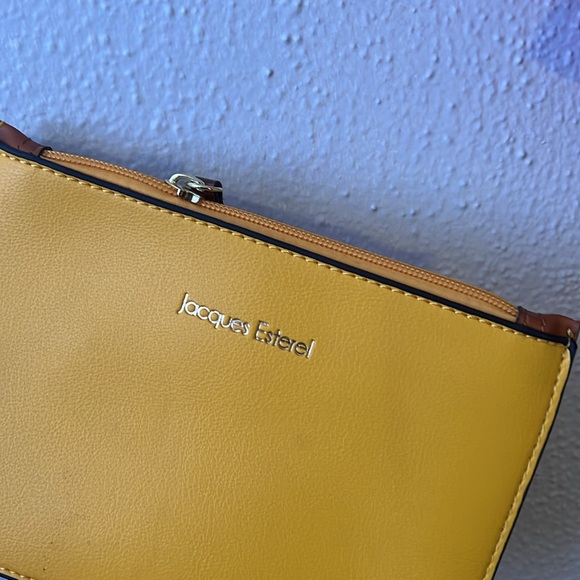 Pretty yellow Jacques Esterel bag. Never used, new, simple and beautiful. - Picture 3 of 6